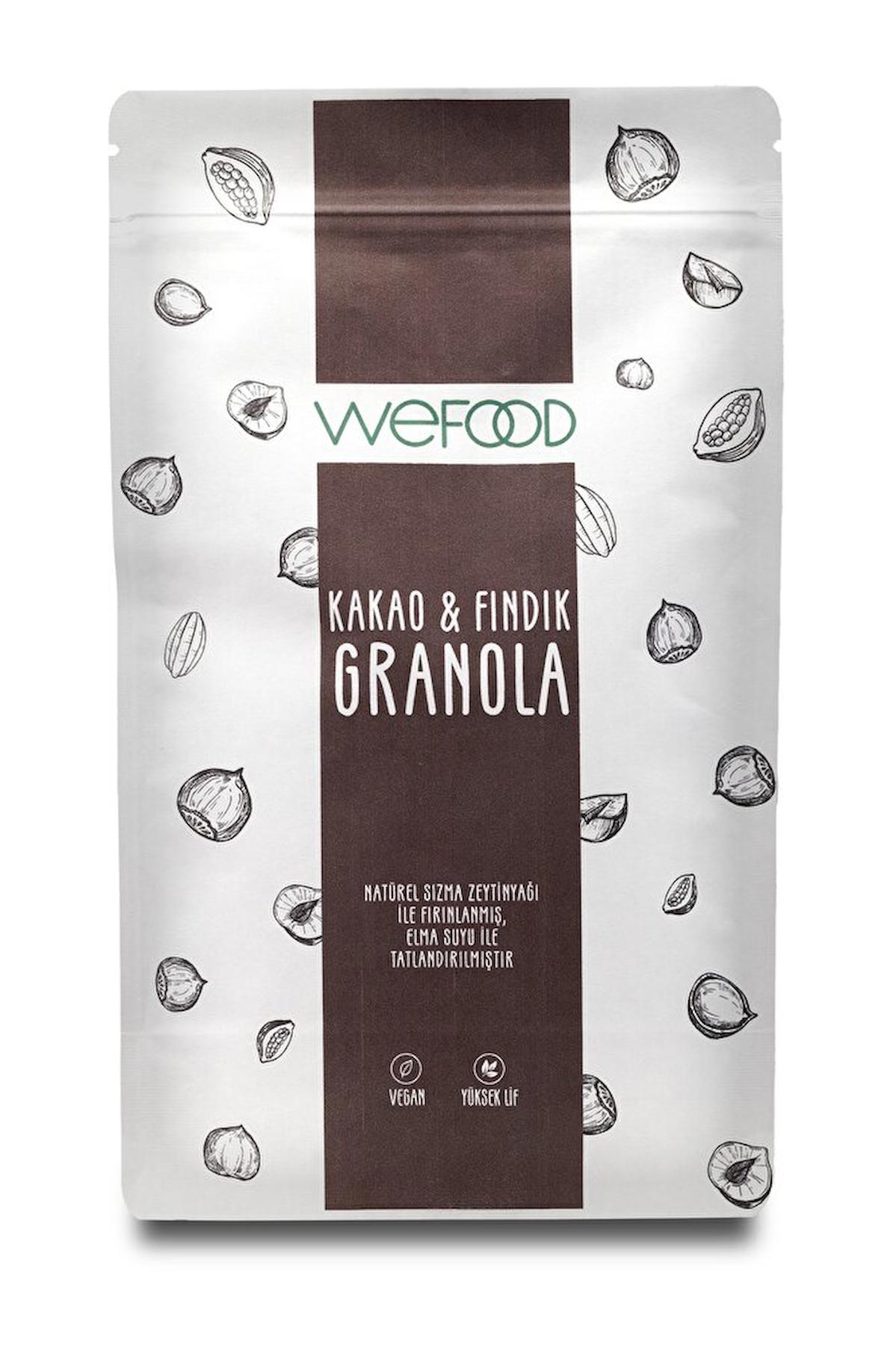 Wefood Fındık-Kakao Granola 250 gr