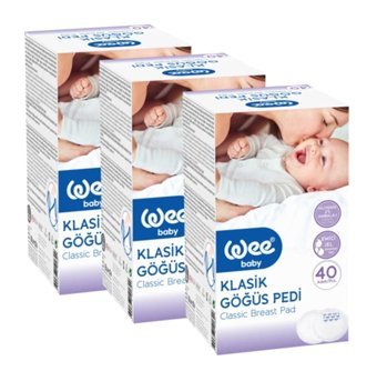 Wee Baby Klasik 3x40'lı Göğüs Pedi