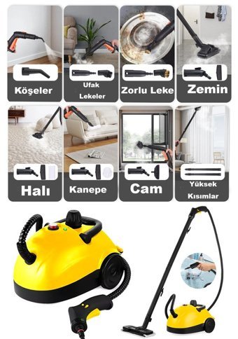 Deko Turkey DFL2535 2500 W 5 bar Buharlı Temizleyici