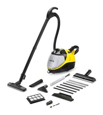 Karcher SV 7 2200 W 4 bar Vakumlu Buharlı Temizleyici Sarı