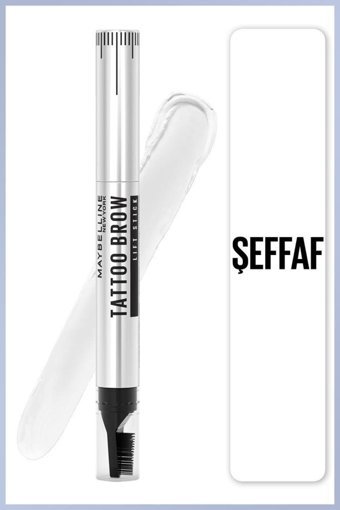 Maybelline New York 00 Clear Asansörlü Çift Taraflı Kaş Kalemi Şeffaf