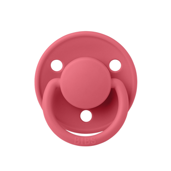 Bibs De Lux 0-6 Ay Pembe Koyu Emzik