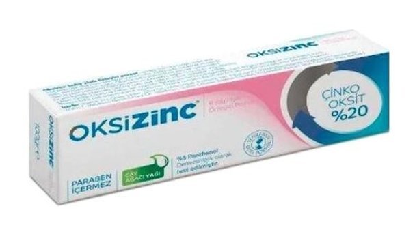 Oksizinc Parfümsüz Parabensiz %20 Pişik Kremi 100 gr
