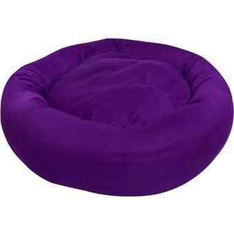 Bio Sand Yıkanabilir Tek Fonksiyonlu 60x45x19 cm Simit Kedi Yatağı Mor