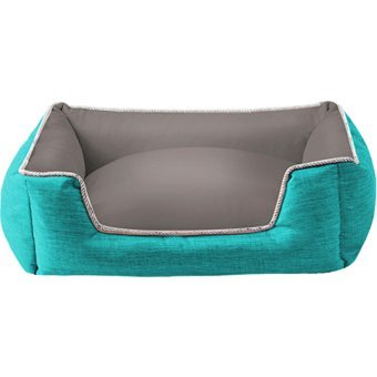 Oloey Yıkanabilir Tek Fonksiyonlu 56x30 cm Sepet Kedi Yatağı Mavi
