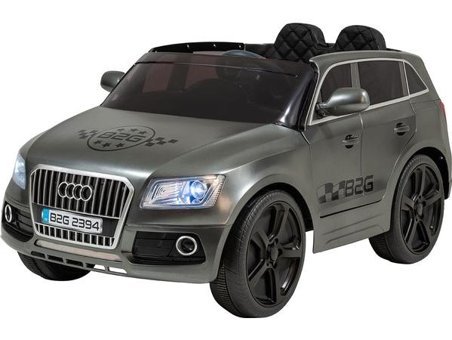 Baby2Go Suv 12 V Üstü Açık İki Kişilik Akülü Araba Gri