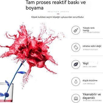 Oloey Yıkanabilir Tek Fonksiyonlu 45x13x33 cm Sepet Kedi Yatağı Kırmızı