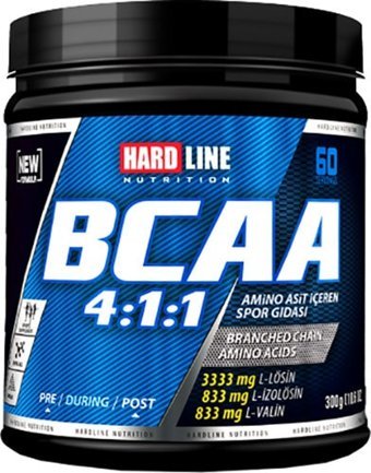Hardline Nutrition Fusion Aromasız BCAA 300 gr Toz