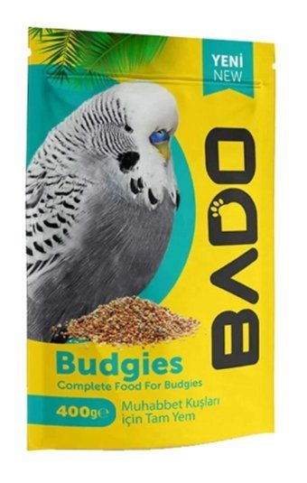 Bado Kabuksuz Tahıllı Vitaminli Muhabbet Kuşu Yemi 400 gr