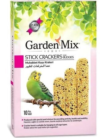 Garden Mix Platin Kabuksuz Sade Vitaminli Muhabbet Kuşu Yemi 10'lu