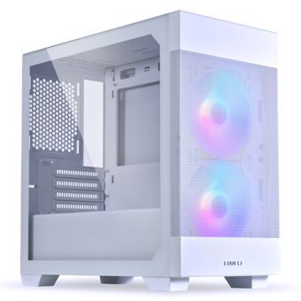 Lian Li Li Lancool G99.OE744MS.10 RGB Mesh 2 Fanlı Beyaz Dikey Kullanım Micro ATX Oyuncu Bilgisayar Kasası