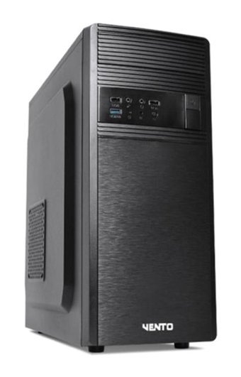 Vento PEAK VS116F 1 Fanlı Siyah 500 W Dikey Kullanım ATX Standart Bilgisayar Kasası