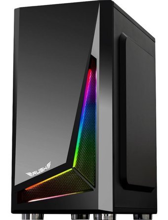 Rush Contour RCA 121 RGB 1 Fanlı Siyah Dikey Kullanım ATX Oyuncu Bilgisayar Kasası