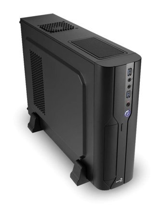 Aerocool CS-101 1 Fanlı Siyah 300 W Dikey Kullanım Mini ATX Standart Bilgisayar Kasası