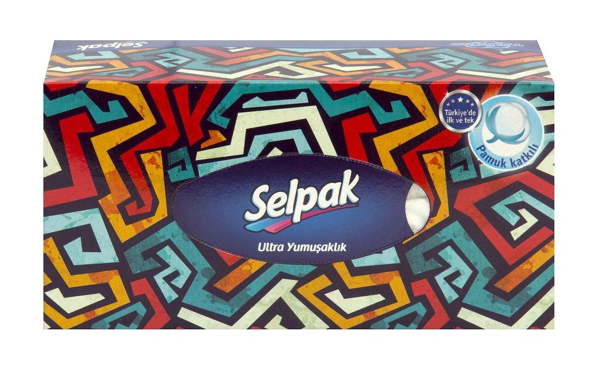 Selpak Maksi Kutu Kağıt Peçete 100'lü