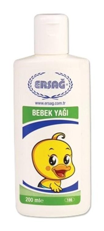 Ersağ Hipoalerjenik Bebek Masaj Yağı 200 ml