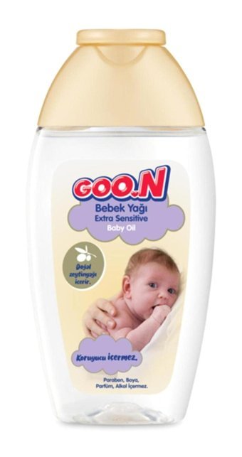 Goo.n Extra Sensitive Zeytinyağı Vegan Hipoalerjenik Bebek Masaj Yağı 200 ml