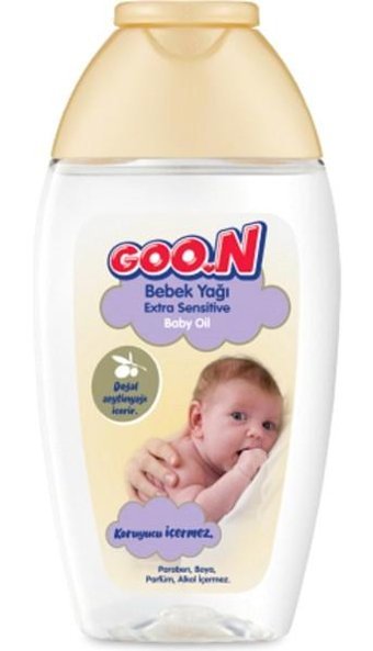 Goo.n Extra Sensitive Zeytinyağı Vegan Hipoalerjenik Bebek Masaj Yağı 200 ml