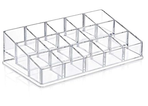 Box Up Tek Katlı Makyaj Organizeri Şeffaf