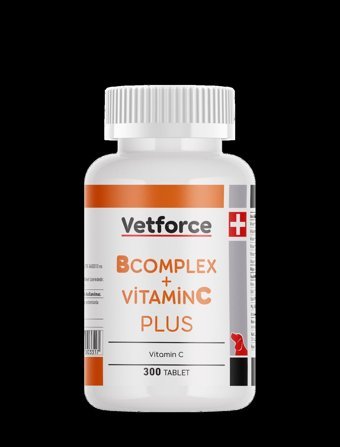 Vetforce D Vitamini C Vitamini B Vitamini Köpekler İçin 300 Tablet Tablet Köpek Vitamini