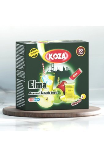 Koza Tek İçimlik Elma Aromalı İçeçek Tozu 6 gr 50'li