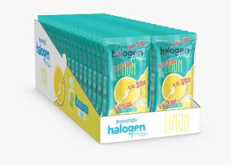 Şekeroğlu Halogen Limon Aromalı İçeçek Tozu 9 gr 144'lü