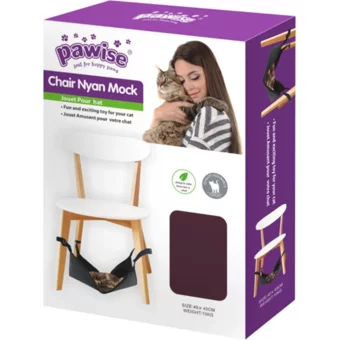 Pawise Yıkanabilir Tek Fonksiyonlu Hamak Kedi Yatağı Siyah