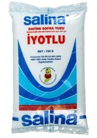 Salina İyotlu Kaya Sofra Tuzu Paket 12x750 gr