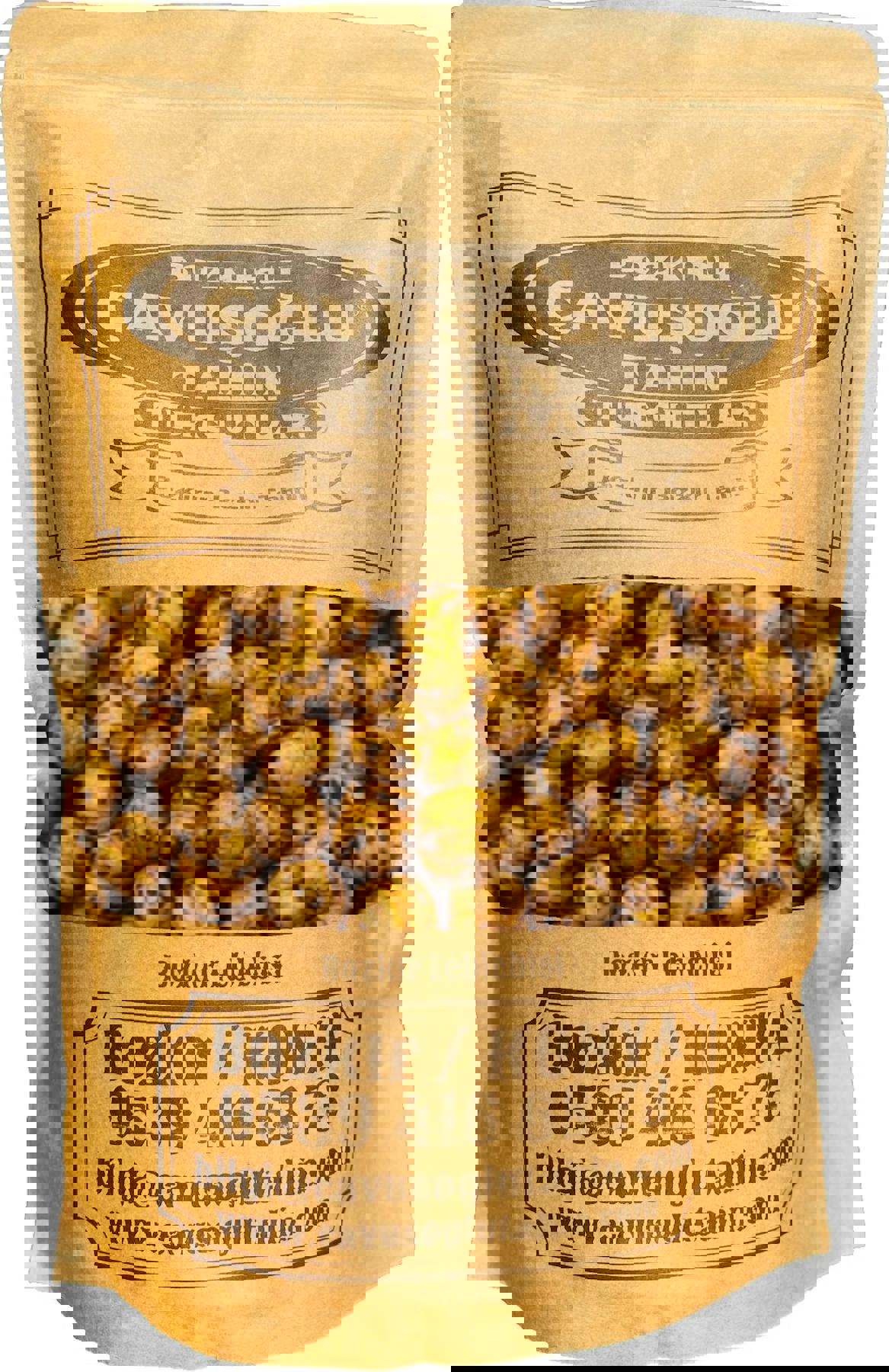 Bozkırlı Çavuşoğlu Konya Çifte Kavrulmuş Tuzlu Sarı Leblebi 500 gr