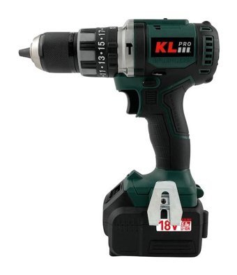 Klpro Kldm18Bh-20 18 V 2 Ah Kömürsüz Darbeli Çift Akülü Vidalama Makinesi