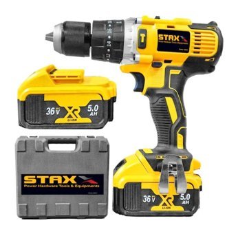Staxx 36 V 5 Ah Kömürsüz Darbeli Çift Akülü Vidalama Makinesi