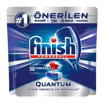 Finish Powerball Quantum Tablet Bulaşık Makinesi Deterjanı 30 Adet