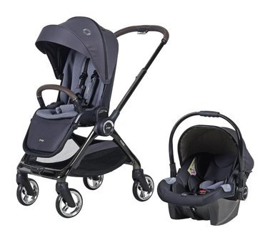Prego Noax 2083 Çift Yönlü Katlanabilir Tek Elle Kapanan 360 Derece Dönen Travel Sistem Bebek Arabası