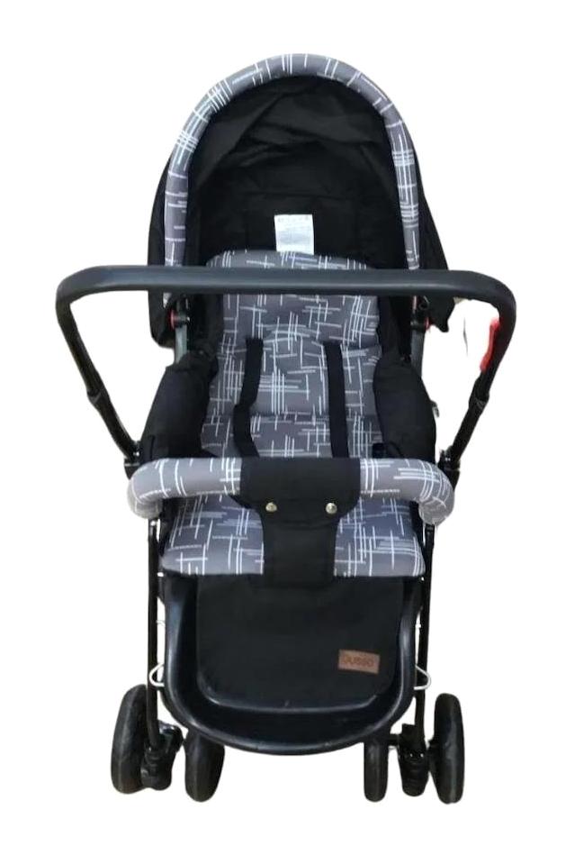 Jusso Dido Comfort Line Çift Yönlü Katlanabilir 360 Derece Dönen Tam Yatar Travel Sistem Bebek Arabası Siyah