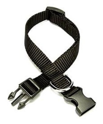 Doggie Ayarlanabilir25-40 cm Boyun Köpek Tasması Siyah