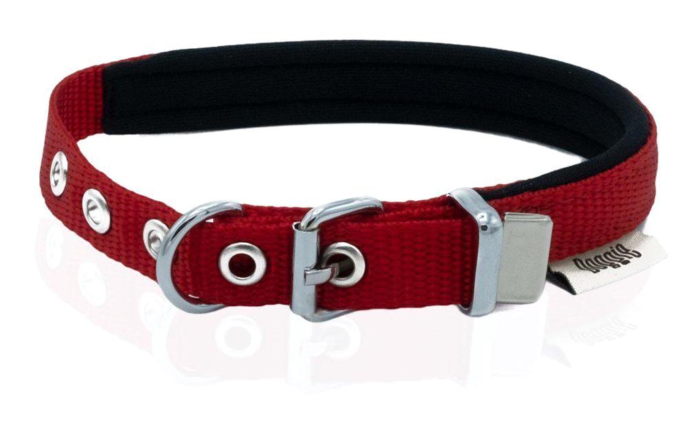 Doggie Ayarlanabilir 20-25 cm Boyun Köpek Tasması Kırmızı