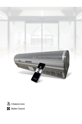 Termomak TM-3212 200 W Uzaktan Kumandalı 120 cm Sıcak-Soğuk Hava Perdesi