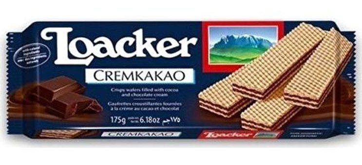 Loacker Crem Kakao Kremalı Gofret 175 gr
