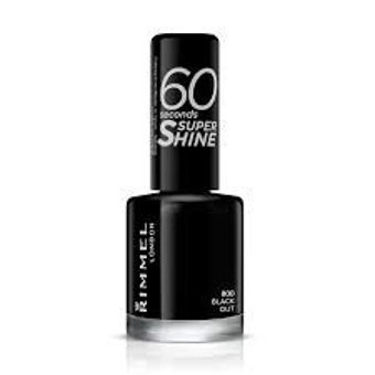 Rimmel London 900 Rita's Black Siyah Parlak Oje
