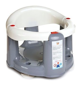 Baby Plus Plastik 15 kg Kapasiteli Tekerlekli Tepsili Oturaklı Portatif Mama Sandelyesi Gri
