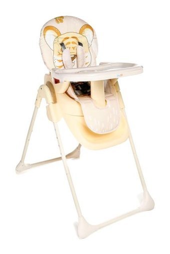 Baby Plus Alüminyum - Plastik 5 Noktalı Emniyet Kemeri 15 kg Kapasiteli Tekerleksiz Tepsili Oturaklı Yükselticili Katlanır Portatif Mama Sandelyesi Kırmızı