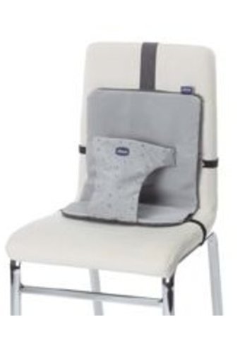 Chicco Wrappy Metal 15 kg Kapasiteli Tekerleksiz Sandalye Üstü Oturaklı Katlanır Portatif Mama Sandelyesi Gri