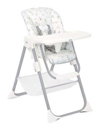 Joie Mimzy Snacker Alüminyum - Plastik 5 Noktalı Emniyet Kemeri 15 kg Kapasiteli Tekerleksiz Tepsili Oturaklı Katlanır Portatif Mama Sandelyesi Starry Night