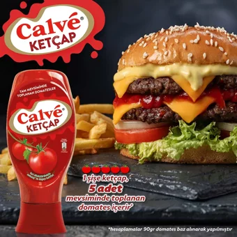 Calve Acısız Ketçap 600 gr + Mayonez 540 gr + Ranch Sos 245 gr