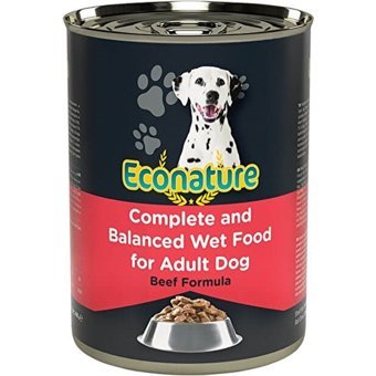 Econature Complete and Balanced Sığır Aromalı Parça Etli Yetişkin Köpek Maması 400 gr Tekli