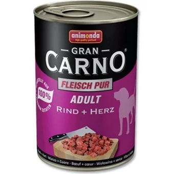 Animonda Gran Carno Biftek Aromalı Ezme Yetişkin Köpek Maması 400 gr Tekli