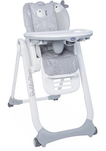 Chicco P2s Alüminyum - Plastik 5 Noktalı Emniyet Kemeri 15 kg Kapasiteli Tekerlekli Tepsili Oturaklı Katlanır Portatif Mama Sandelyesi Gri