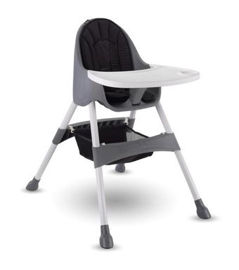 Babyhope Bh-7001 Çelik 5 Noktalı Emniyet Kemeri 20 kg Kapasiteli Tekerleksiz Tepsili Oturaklı Katlanır Portatif Mama Sandelyesi Kahverengi