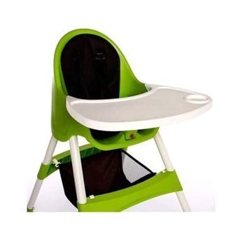 Babyhope Bh-7001 Çelik 5 Noktalı Emniyet Kemeri 20 kg Kapasiteli Tekerleksiz Tepsili Oturaklı Katlanır Mama Sandelyesi Pembe-Siyah