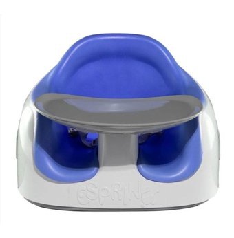 Perbebe Multi Seat Plastik 15 kg Kapasiteli Tekerleksiz Sandalye Üstü Tepsili Oturaklı Oyuncaklı Portatif Mama Sandelyesi Mavi
